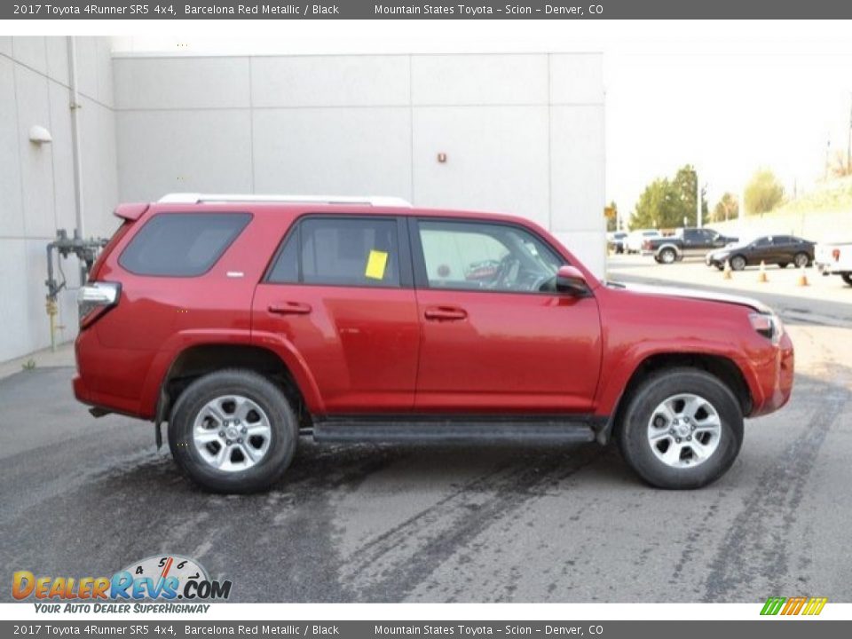 2017 Toyota 4Runner SR5 4x4 Barcelona Red Metallic / Black Photo #8