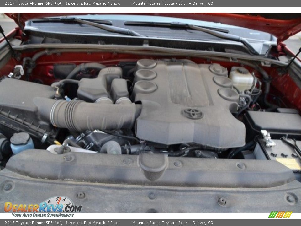 2017 Toyota 4Runner SR5 4x4 Barcelona Red Metallic / Black Photo #9