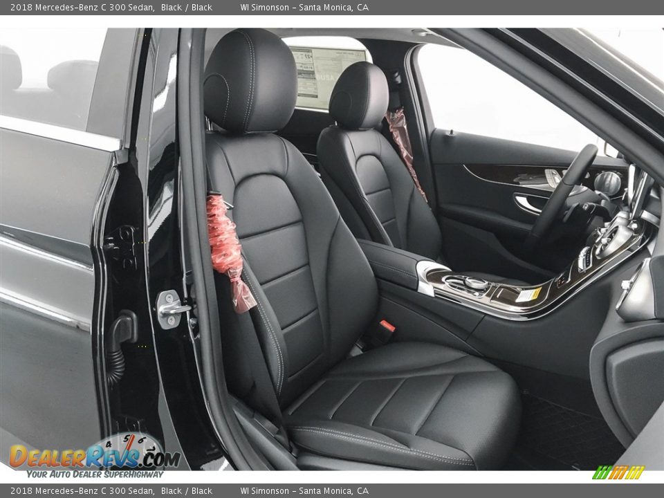 2018 Mercedes-Benz C 300 Sedan Black / Black Photo #2