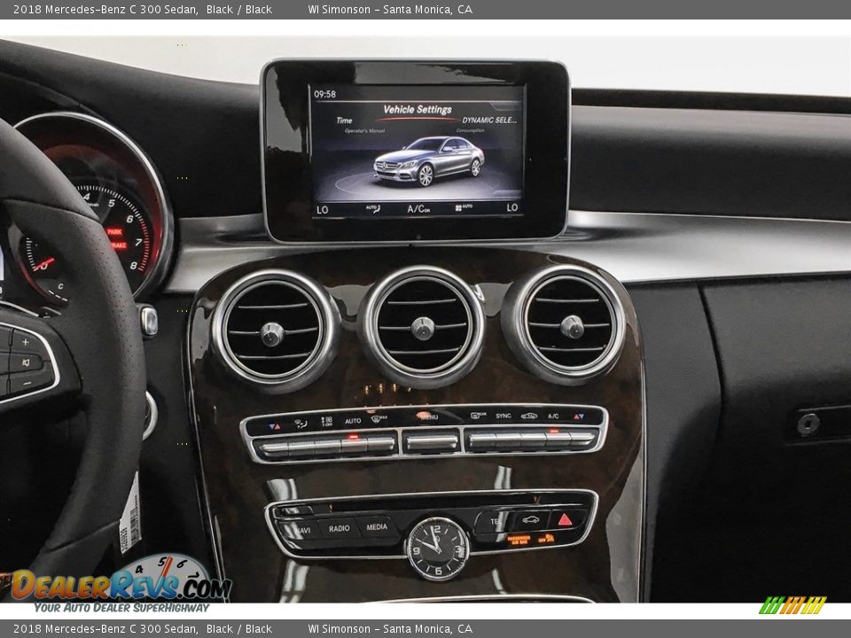 2018 Mercedes-Benz C 300 Sedan Black / Black Photo #5