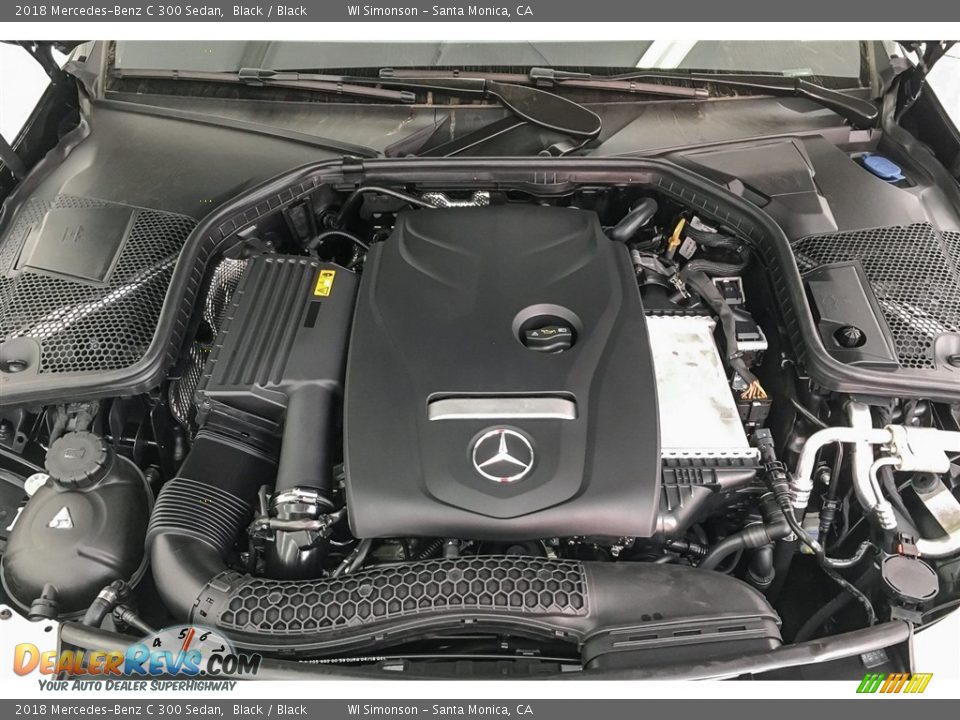 2018 Mercedes-Benz C 300 Sedan Black / Black Photo #8