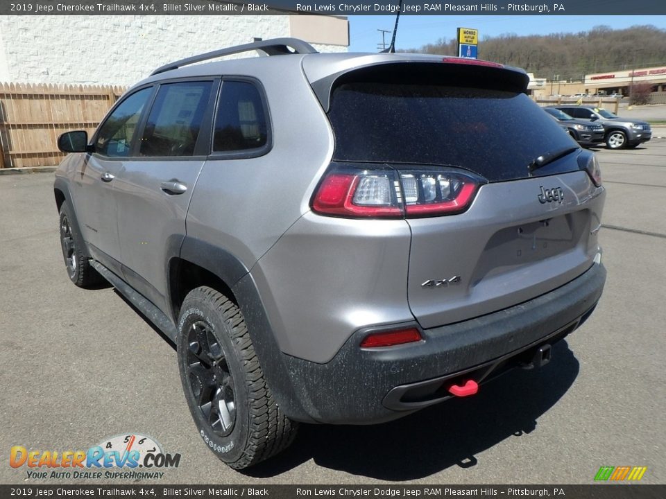 2019 Jeep Cherokee Trailhawk 4x4 Billet Silver Metallic / Black Photo #3
