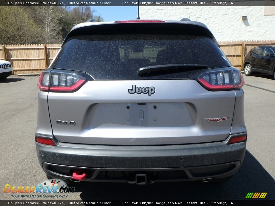2019 Jeep Cherokee Trailhawk 4x4 Billet Silver Metallic / Black Photo #4