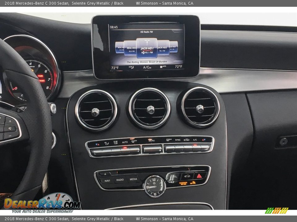 2018 Mercedes-Benz C 300 Sedan Selenite Grey Metallic / Black Photo #5