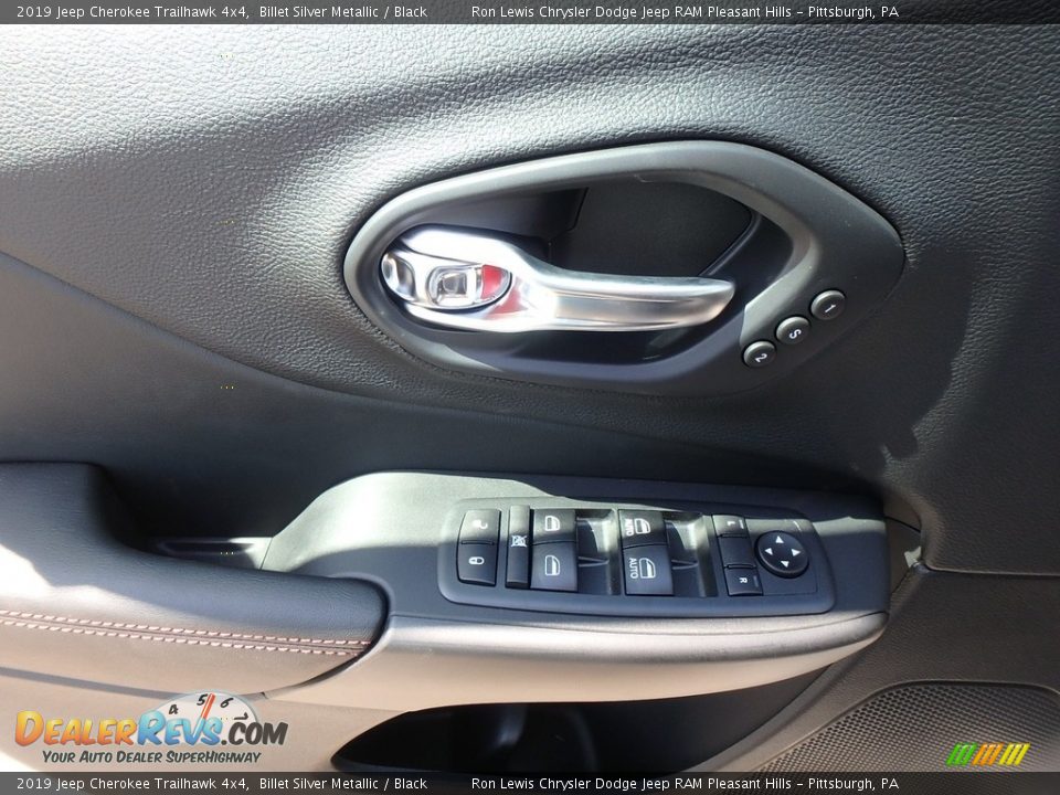 2019 Jeep Cherokee Trailhawk 4x4 Billet Silver Metallic / Black Photo #13
