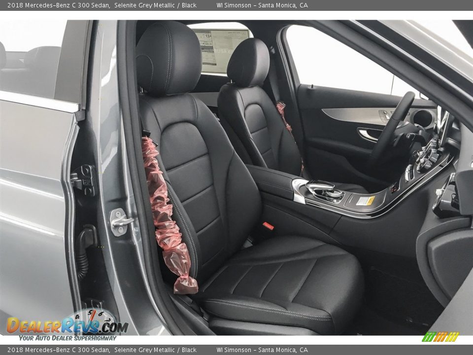 2018 Mercedes-Benz C 300 Sedan Selenite Grey Metallic / Black Photo #2
