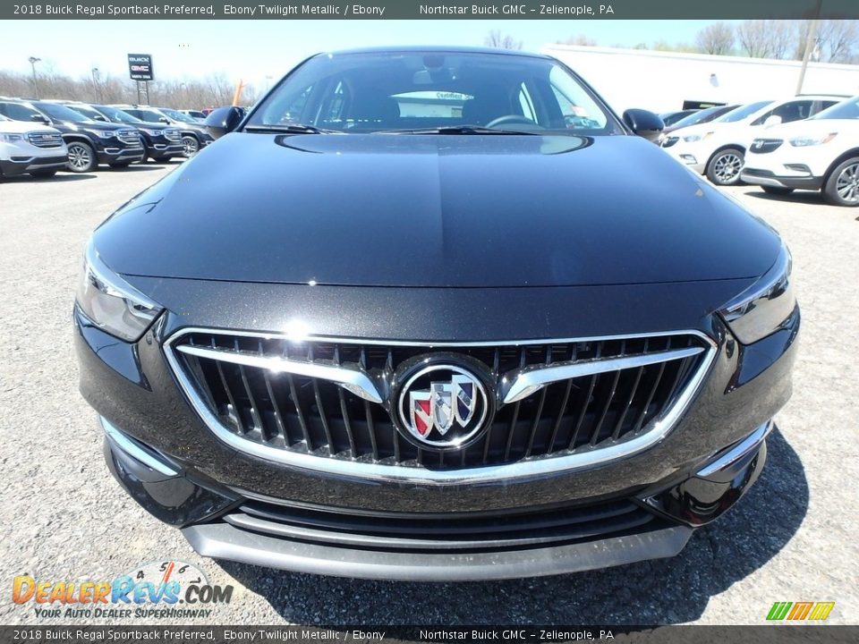 2018 Buick Regal Sportback Preferred Ebony Twilight Metallic / Ebony Photo #2