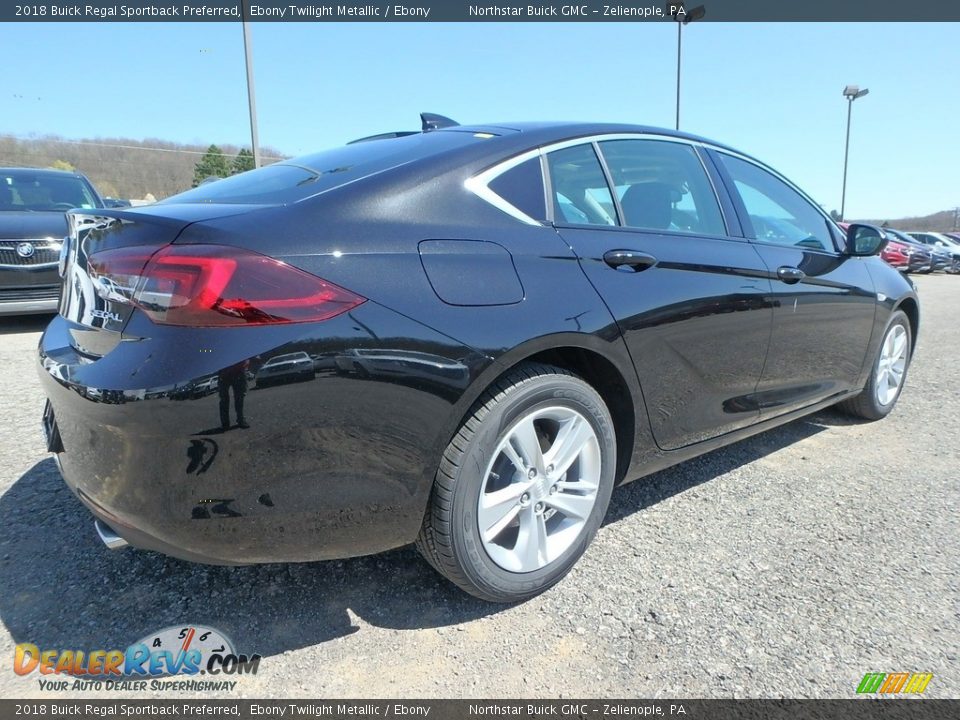 2018 Buick Regal Sportback Preferred Ebony Twilight Metallic / Ebony Photo #5