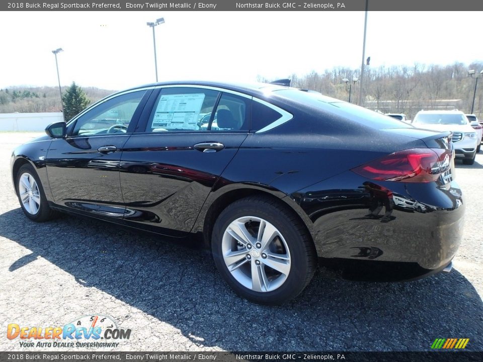 2018 Buick Regal Sportback Preferred Ebony Twilight Metallic / Ebony Photo #7