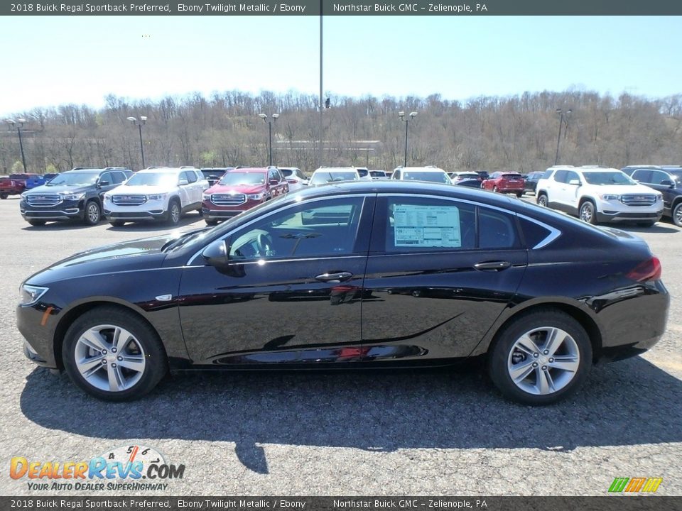 2018 Buick Regal Sportback Preferred Ebony Twilight Metallic / Ebony Photo #8