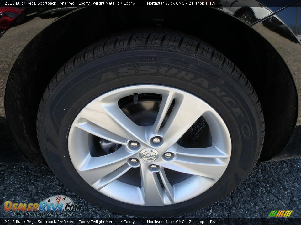 2018 Buick Regal Sportback Preferred Ebony Twilight Metallic / Ebony Photo #9