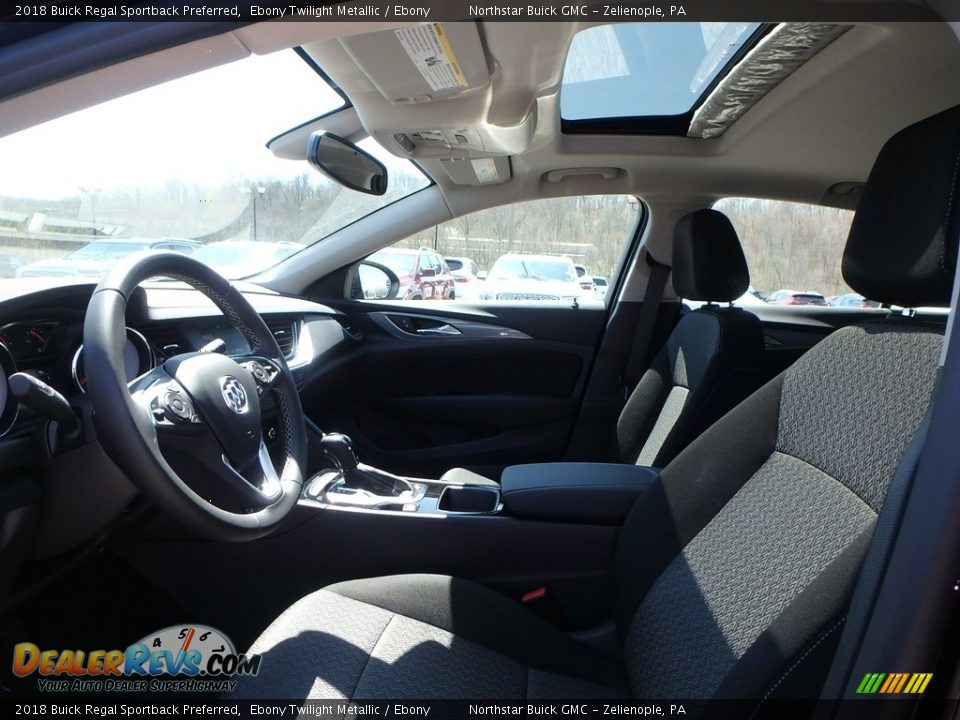 2018 Buick Regal Sportback Preferred Ebony Twilight Metallic / Ebony Photo #11