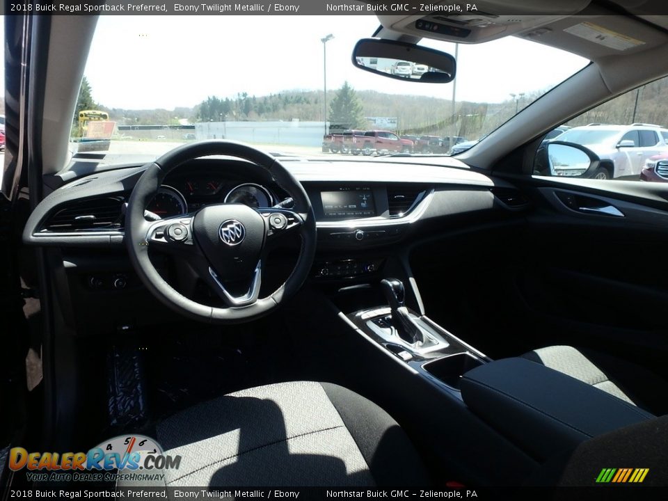 2018 Buick Regal Sportback Preferred Ebony Twilight Metallic / Ebony Photo #13
