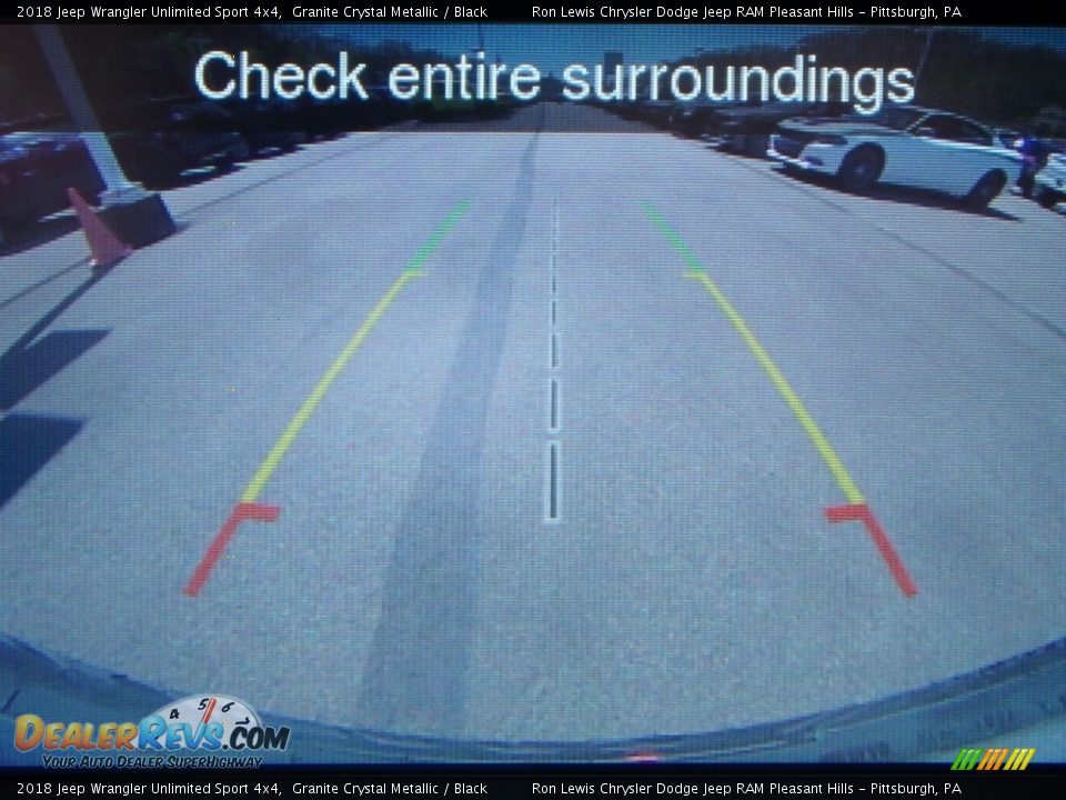 2018 Jeep Wrangler Unlimited Sport 4x4 Granite Crystal Metallic / Black Photo #16