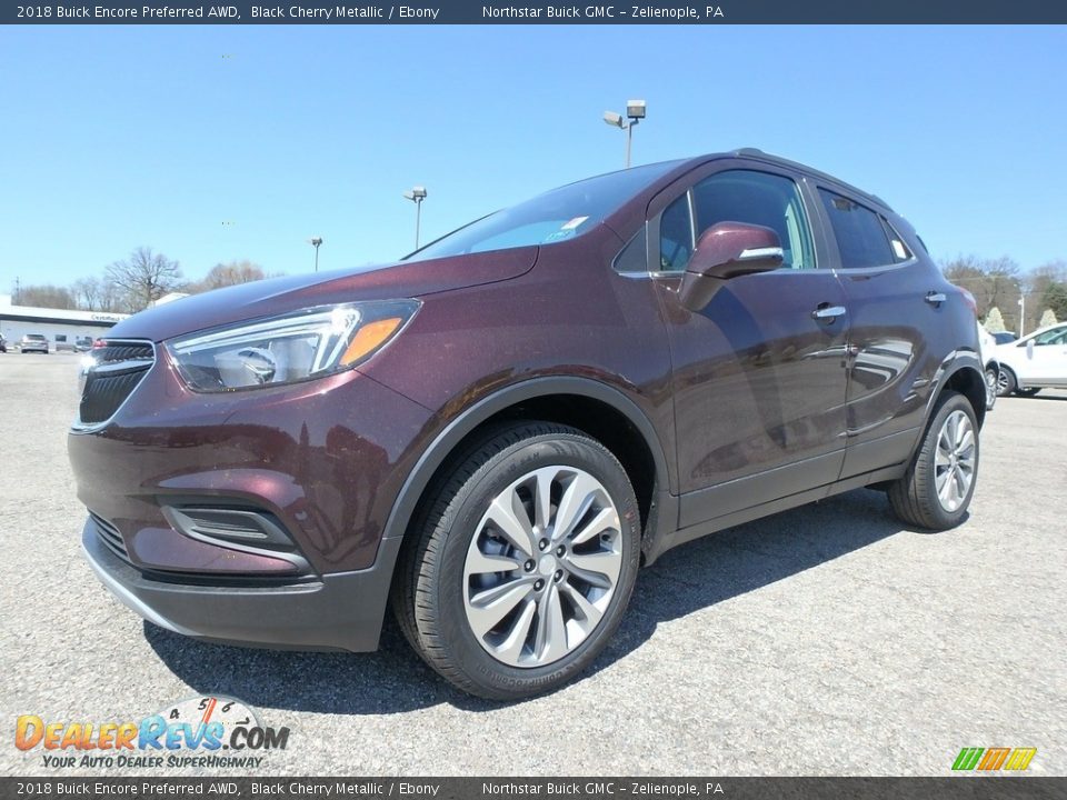 2018 Buick Encore Preferred AWD Black Cherry Metallic / Ebony Photo #1