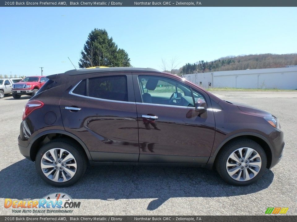 2018 Buick Encore Preferred AWD Black Cherry Metallic / Ebony Photo #4