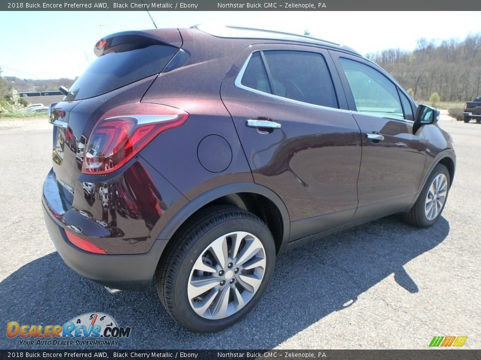 2018 Buick Encore Preferred AWD Black Cherry Metallic / Ebony Photo #5
