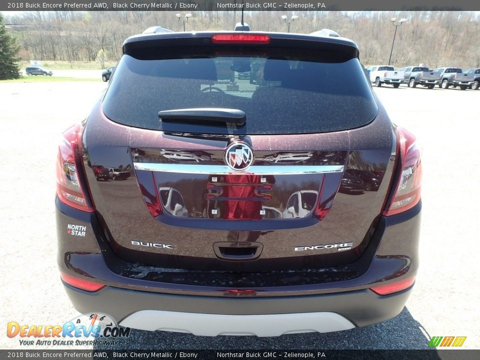 2018 Buick Encore Preferred AWD Black Cherry Metallic / Ebony Photo #6