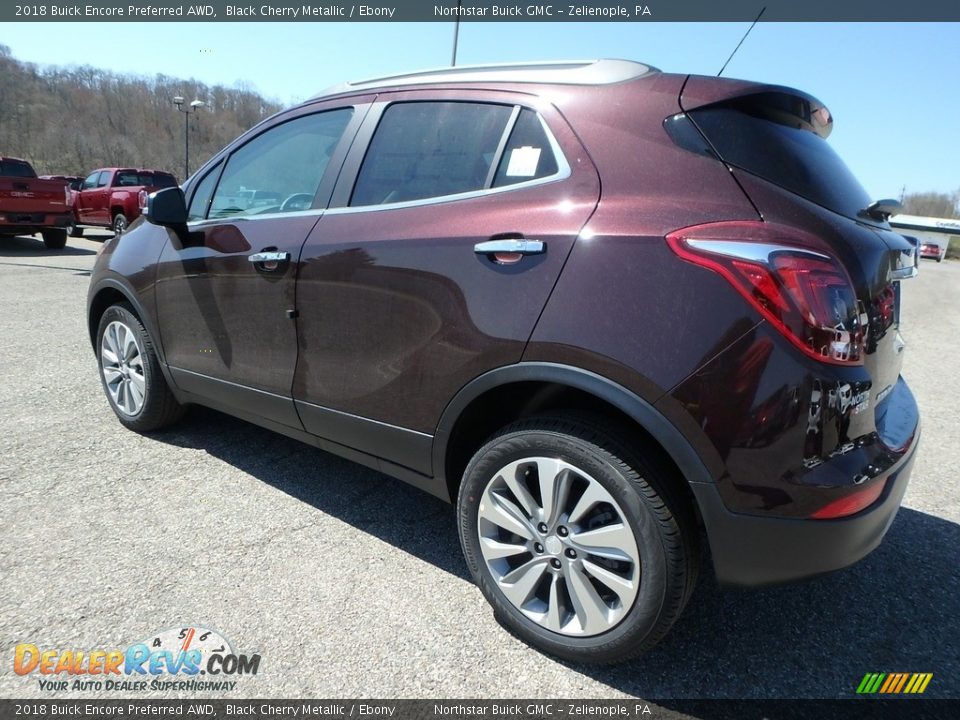 2018 Buick Encore Preferred AWD Black Cherry Metallic / Ebony Photo #7