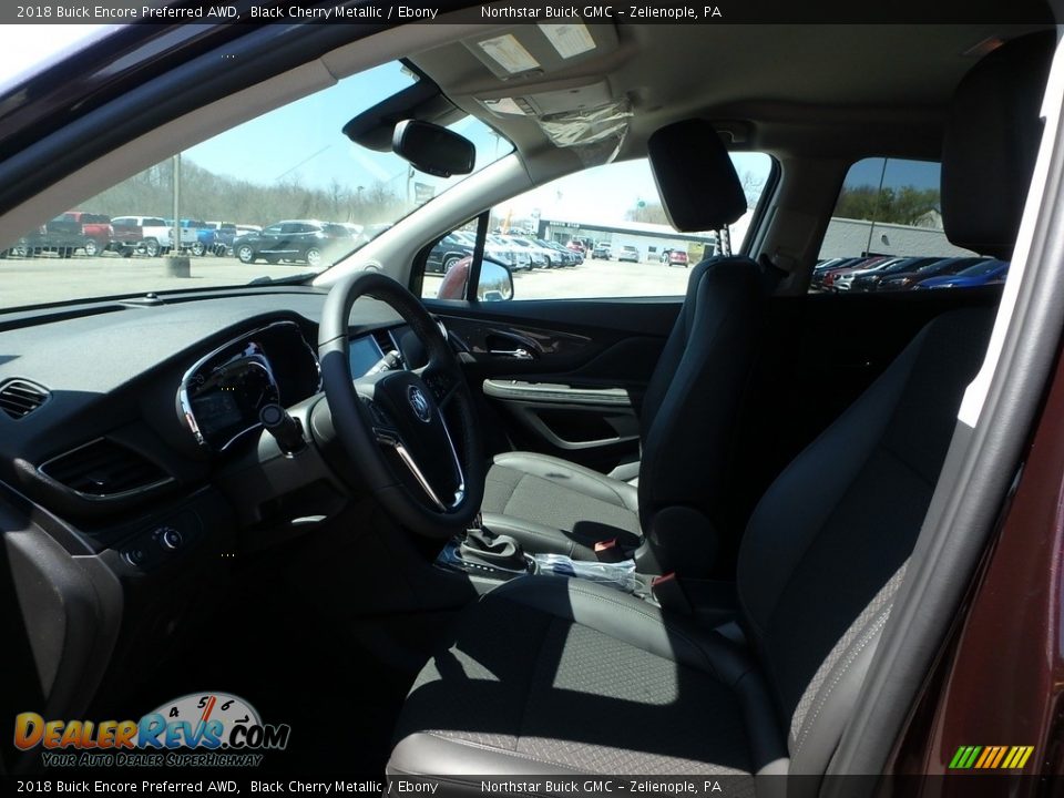 2018 Buick Encore Preferred AWD Black Cherry Metallic / Ebony Photo #10