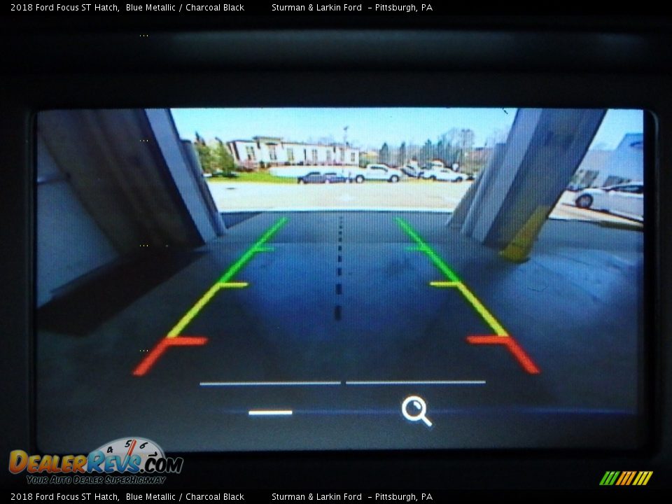 2018 Ford Focus ST Hatch Blue Metallic / Charcoal Black Photo #12