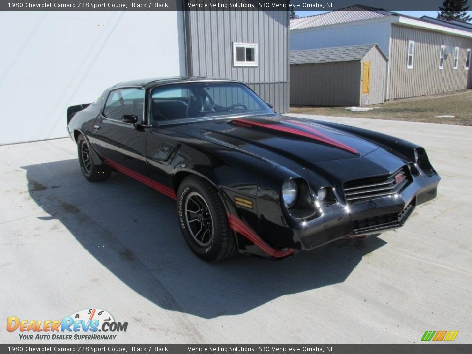 Front 3/4 View of 1980 Chevrolet Camaro Z28 Sport Coupe Photo #2