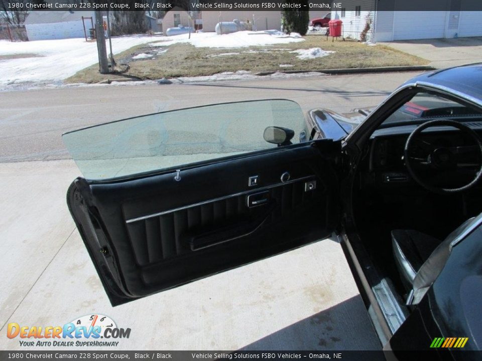 1980 Chevrolet Camaro Z28 Sport Coupe Black / Black Photo #4