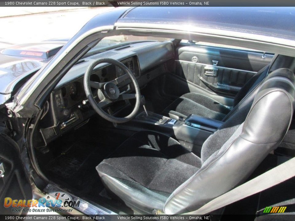 Front Seat of 1980 Chevrolet Camaro Z28 Sport Coupe Photo #5