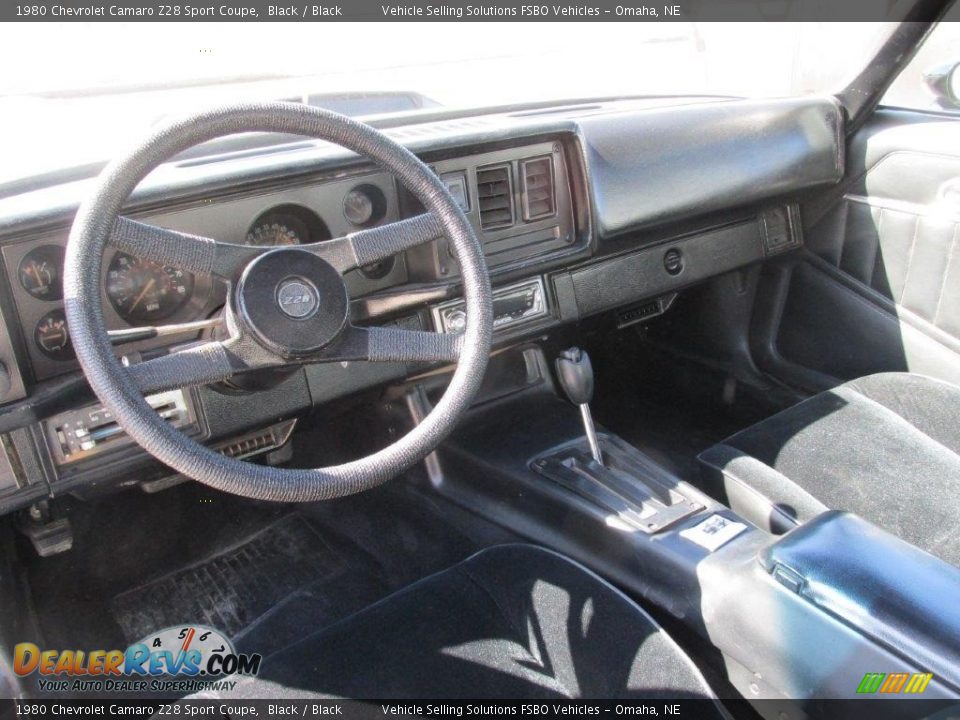 Black Interior - 1980 Chevrolet Camaro Z28 Sport Coupe Photo #6