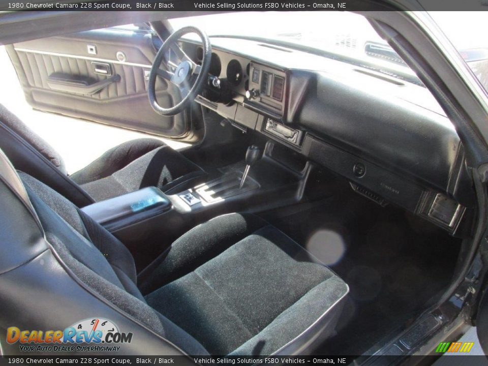 1980 Chevrolet Camaro Z28 Sport Coupe Black / Black Photo #7