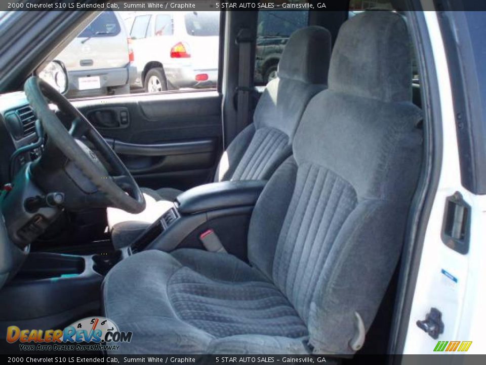 2000 Chevrolet S10 LS Extended Cab Summit White / Graphite Photo #8