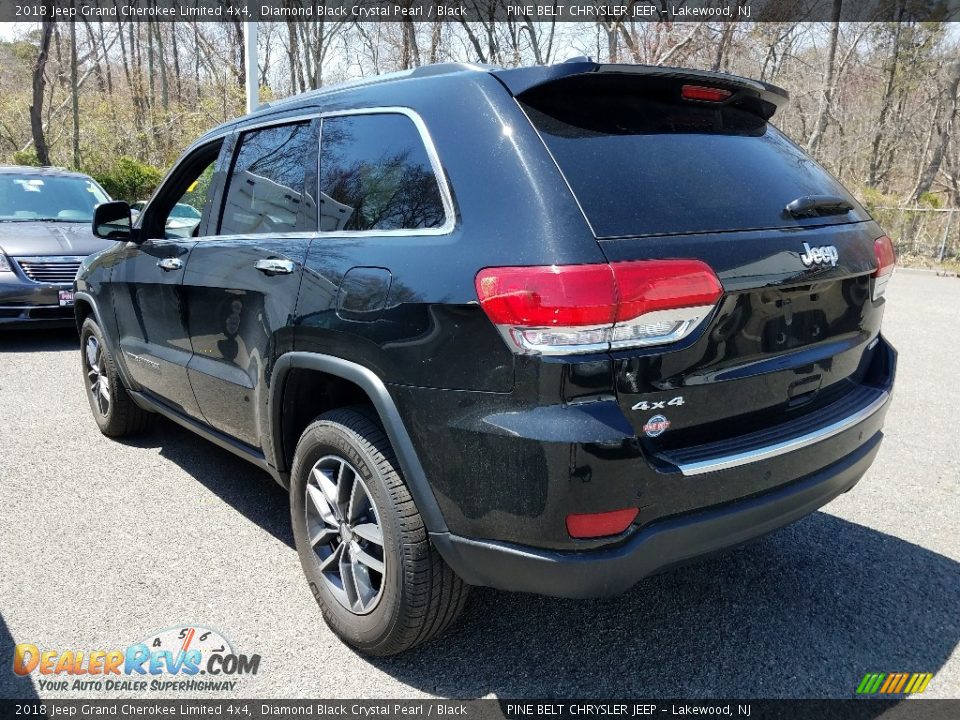 2018 Jeep Grand Cherokee Limited 4x4 Diamond Black Crystal Pearl / Black Photo #2