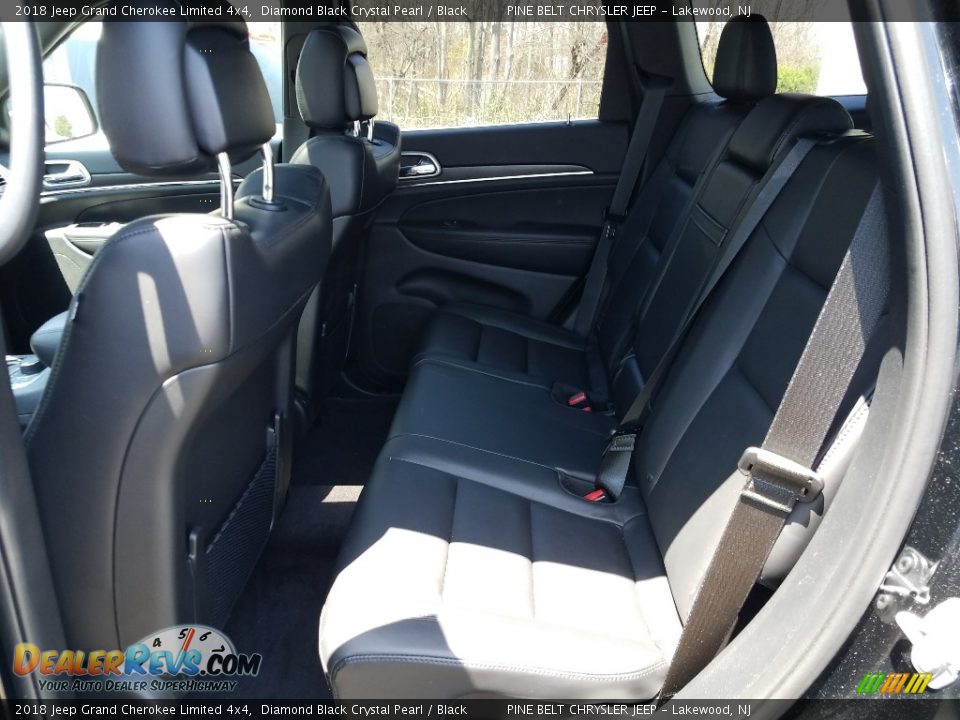 2018 Jeep Grand Cherokee Limited 4x4 Diamond Black Crystal Pearl / Black Photo #3