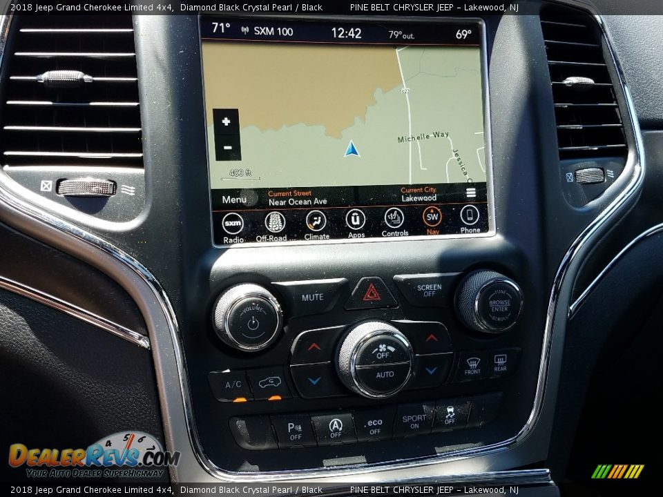 2018 Jeep Grand Cherokee Limited 4x4 Diamond Black Crystal Pearl / Black Photo #4