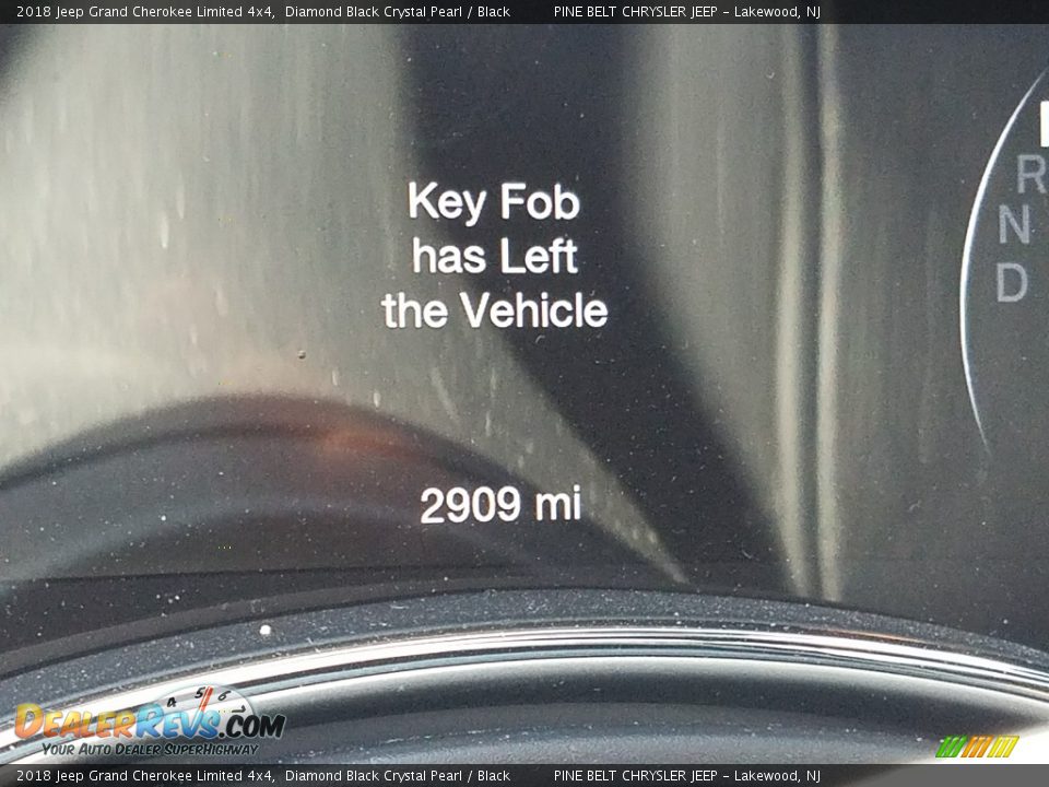 2018 Jeep Grand Cherokee Limited 4x4 Diamond Black Crystal Pearl / Black Photo #5