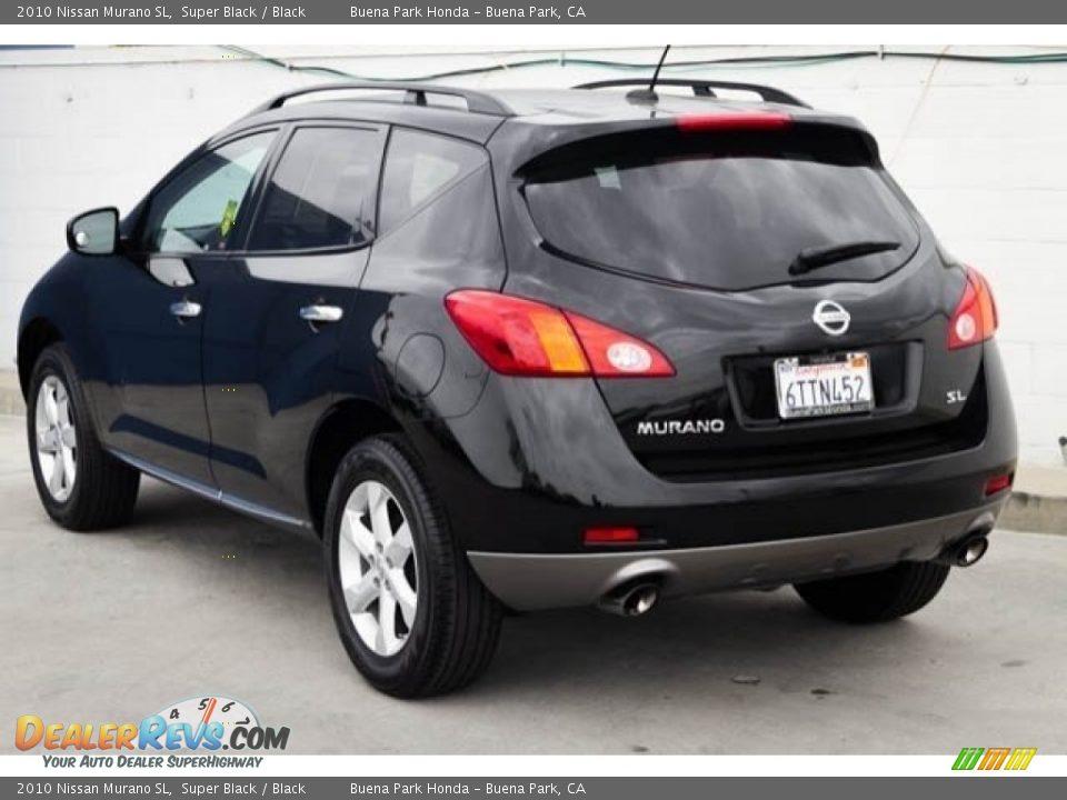 2010 Nissan Murano SL Super Black / Black Photo #2