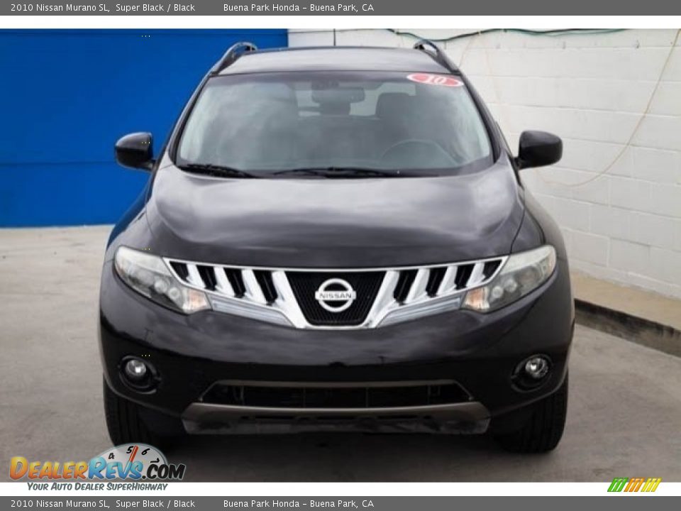 2010 Nissan Murano SL Super Black / Black Photo #7