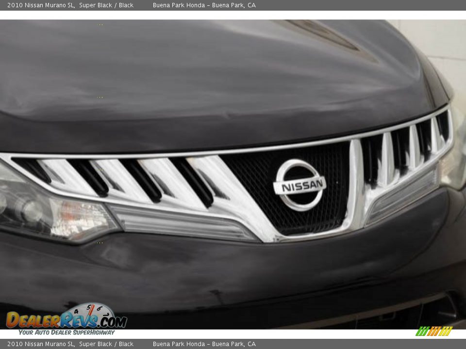 2010 Nissan Murano SL Super Black / Black Photo #8