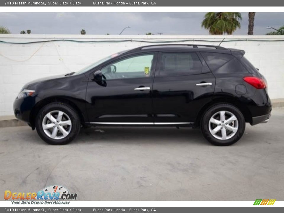 2010 Nissan Murano SL Super Black / Black Photo #9