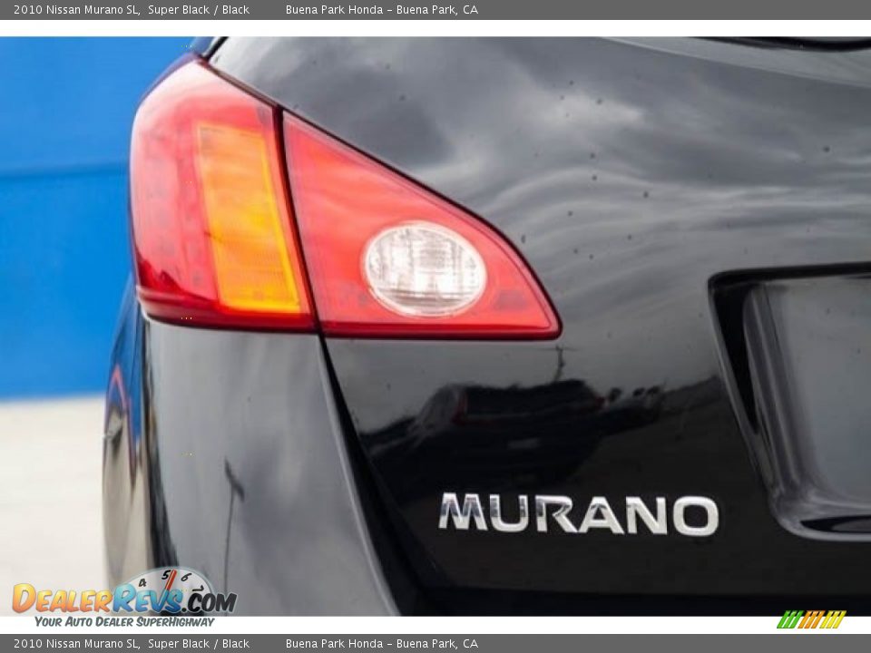 2010 Nissan Murano SL Super Black / Black Photo #11