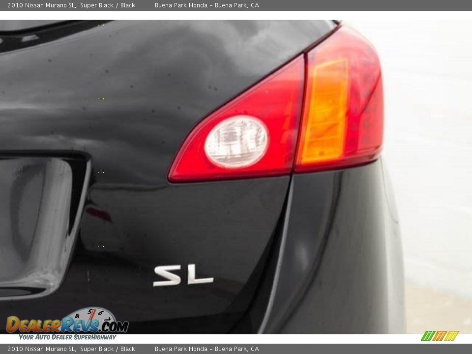 2010 Nissan Murano SL Super Black / Black Photo #12