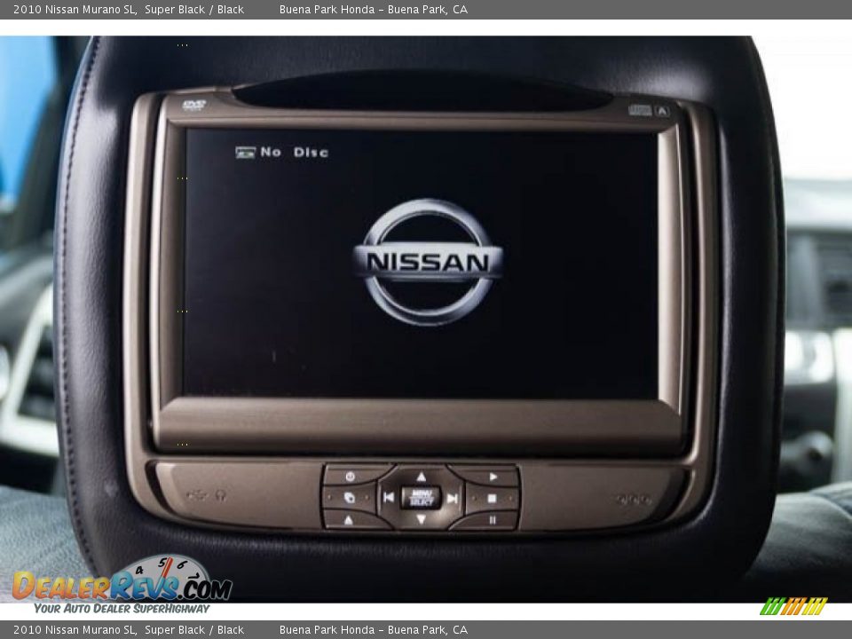 2010 Nissan Murano SL Super Black / Black Photo #17