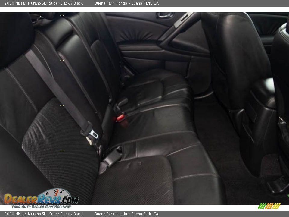 2010 Nissan Murano SL Super Black / Black Photo #20