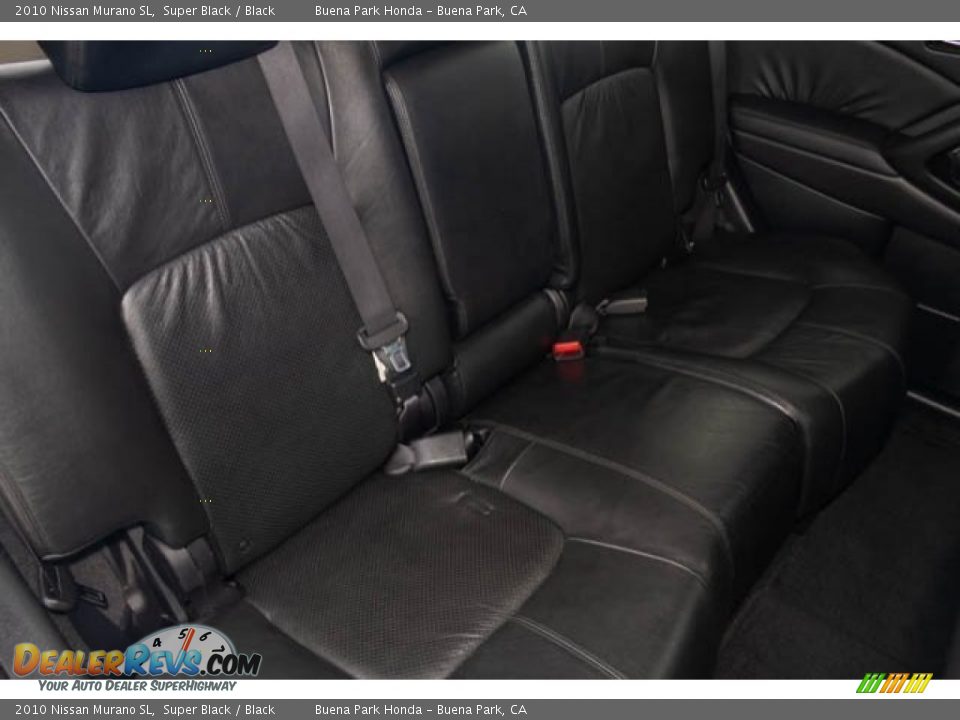 2010 Nissan Murano SL Super Black / Black Photo #21