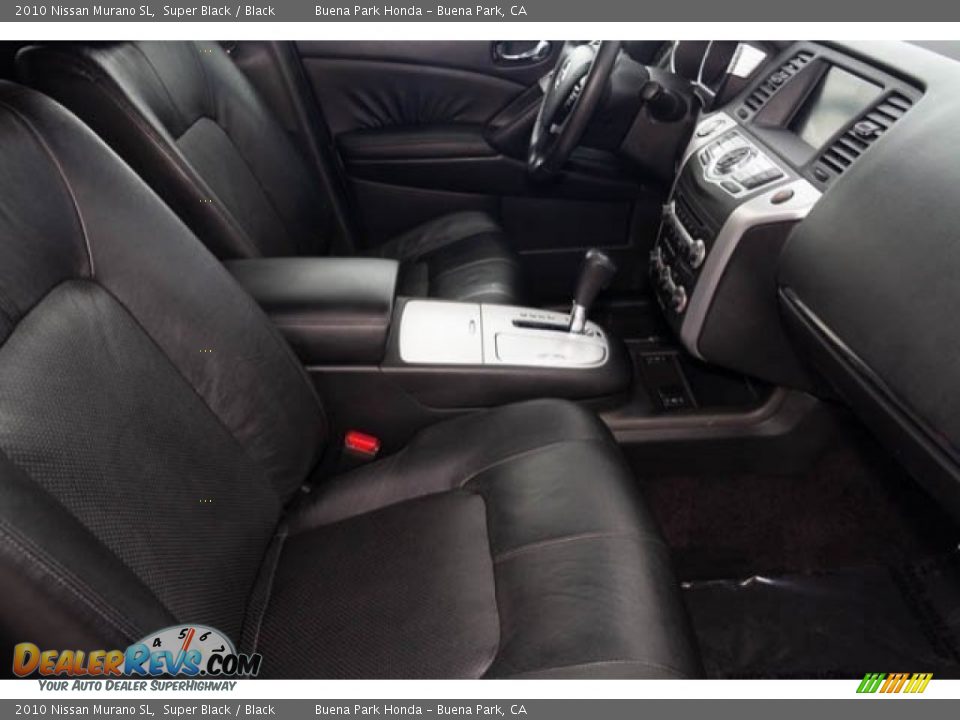 2010 Nissan Murano SL Super Black / Black Photo #22