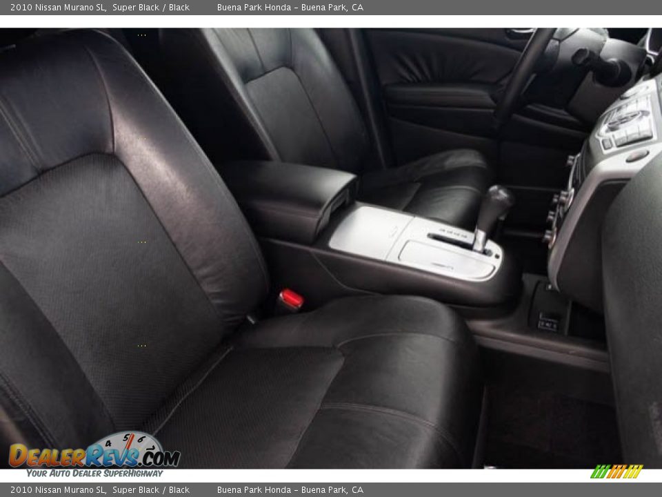 2010 Nissan Murano SL Super Black / Black Photo #23