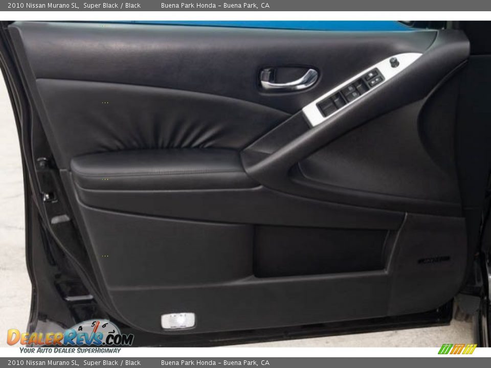 2010 Nissan Murano SL Super Black / Black Photo #27