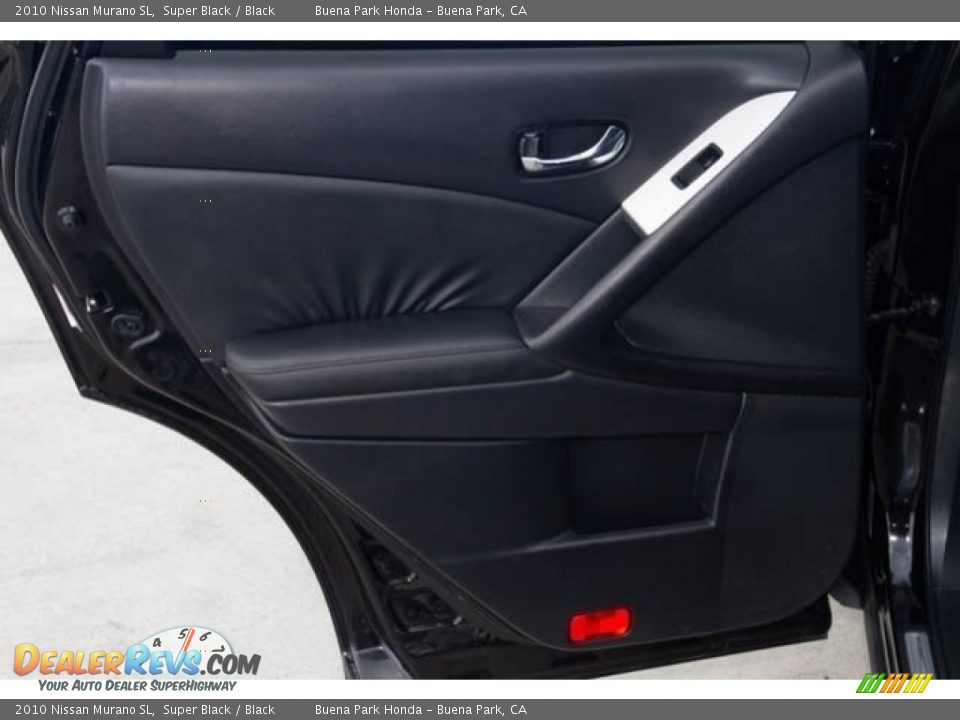 2010 Nissan Murano SL Super Black / Black Photo #29