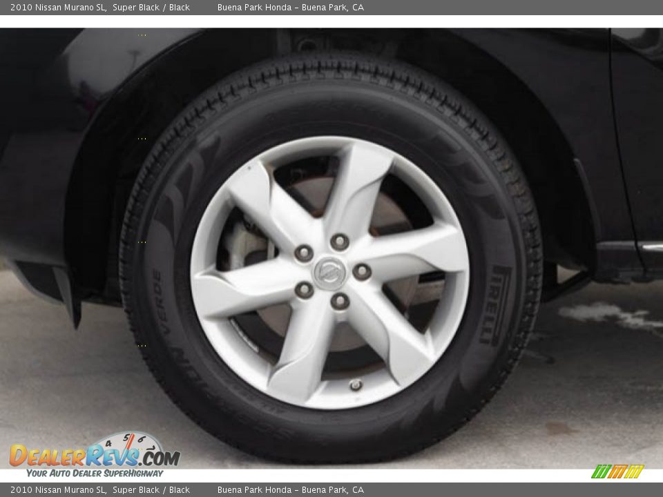 2010 Nissan Murano SL Super Black / Black Photo #33