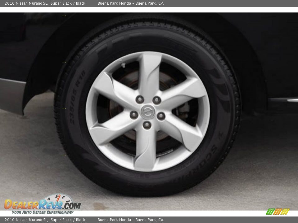 2010 Nissan Murano SL Super Black / Black Photo #35